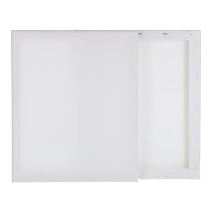 絵画用2枚 スト レッチキャンバス 10 x 12インチ 空白アーティストボード 4/5インチプロファイル 綿キャンバスパネル 初心者からプロまで適しています ホワイト