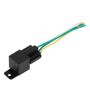 HOPESPANNER 4 Pins 12V 40A Auto Relay with Plastic HA-Nging Hole with Harness SoCK-Et Waterproof Car Relay 1 Pc