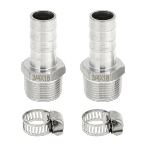 Hihaha 304XeXX`[z[Xo[utBbeBO45/64" OD 3/4" BSP-TXXbhXg[go[uRlN^[AGA[AAAKXARp1ZbgVo[g[