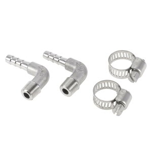 Hihaha GA[AAAKXARp̃XeXX`[z[Xo[utBbeBOANv2tA90xG{[RlN^[A15/64" ODA1/8" BSP-TAVo[g[1Zbg