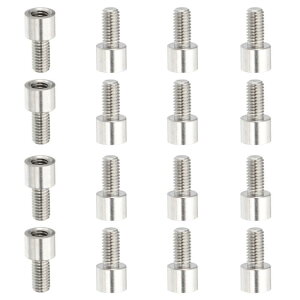 PATIKIL VOwbhX^bh 16 M3x4+6mm XeX| ی^烁X^X^hItXy[T[˂{g NbhRv^[h[ Rs[^[HA\[gLbgp Vo[