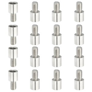 PATIKIL VOwbhX^bh 16 M4x6+6mm XeX| ی^烁X^X^hItXy[T[˂{g NbhRv^[h[ Rs[^[HA\[gLbgp Vo[