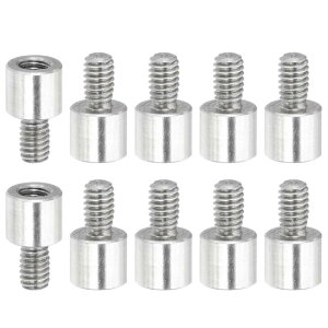 PATIKIL VOwbhX^bh 10 M2.5x4+4mm XeX| ی^烁X^X^hItXy[T[˂{g NbhRv^[h[ Rs[^[HA\[gLbgp Vo