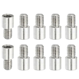 PATIKIL VOwbhX^bh 10 M6x8+8mm XeX| ی^烁X^X^hItXy[T[˂{g NbhRv^[h[ Rs[^[HA\[gLbgp Vo[