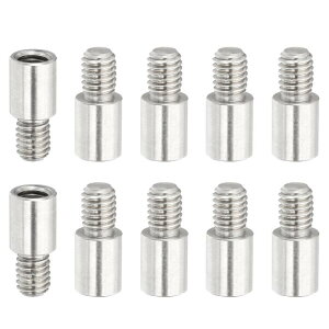 PATIKIL VOwbhX^bh 10 M6x10+8mm XeX| ی^烁X^X^hItXy[T[˂{g NbhRv^[h[ Rs[^[HA\[gLbgp Vo