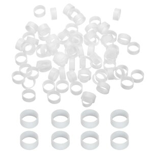 PATIKIL �V���R�[�����o�[�o���h�P�[�u���^�C0.6" 80�I�t�B�X�p�i�z�[���R�[�h���b�s���O�p�t���b�g���o�[�G���X�e�B�b�N�o���h �z���C�g