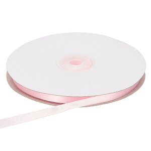 PATIKIL サテンリボン 6mm幅 長さ約45.72m カーリングリボン DIY 裁縫 贈り物 包装 花材 手作り パーティー 誕生日 結婚式 装飾用 ピンク