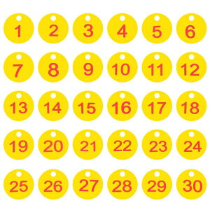 PATIKIL 1-30 ԍ^O vX`bN Eh ԍt }[LO  ID L[nO^O h~g[L[`F[{bNX WLrlbg bJ[ bh F