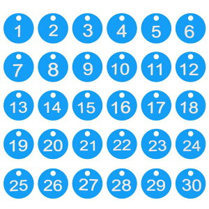 PATIKIL 1-30 ԍ^O vX`bN Eh ԍt }[LO  ID L[nO^O h~g[L[`F[{bNX WLrlbg bJ[ Cgu[ zCgeLXg