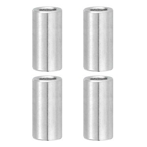 PATIKIL 4�� �X�e�����X�X�y�[�T�[ 12mm ���a×16mm �O�a×22mm ����304�X�e�����X�X�`�[���u�b�V���O�l�W�X�^���h�I�t�X���b�h����Ă��Ȃ����E���h�X�y�[�T�[ 1/2"M12�l�W�{���g�i�b�g�p