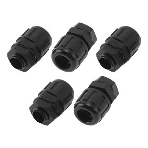 A ABSOPRO M12x1.5 P[uOh 10 mm hx[YXg[gRlN^ PA6iC ubN 5