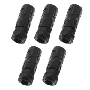 A ABSOPRO 12.3 mm / PG7 �P�[�u���O�����h 10mm / 0.39 �f���A���t�@���N�V�����x���[�Y�W���C���g �X�g���[�g�`���[�u PA66 �i�C���� �u���b�N 5��