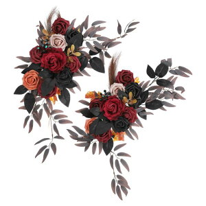 PATIKIL �E�F�f�B���O�A�[�`�̉ԁA2�̐l�H�V���N�t�F�C�N���[�Y�t�����[�X���b�O�A���[�t�t���E�F���J���T�C���Z�����j�[���Z�v�V�����p�[�e�B�[�����p�A�_�[�N�p�[�v��