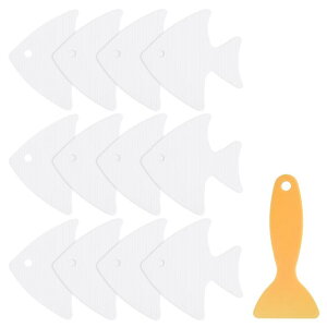 12�� ����~�߃o�X�^�u�X�e�b�J�[�Z�b�g4.02"�t�B�b�V���V�����[�t���A�X�e�b�J�[PEVA�h���S���A�b�v���P�t���X�N���[�p�[�t���o�X���[���L�b�`�����ݔK�i�v�[���p �z���C�g