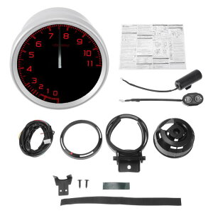 Hihaha 2" 52mm ^R[^[Q[W Jtȃ|C^[ RPM ^R[^[ ^RQ[W 0-11000RPM W/ ZT[ƃuPbg jo[T^R[^[ J[ DC 12V