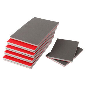 TUCKBOLD 20個3.94 x 2.76インチP2000サンディングスポンジファインサンディングパッド金属木材乾壁壁石自動車塗料プラスチックDIY 0.2インチ