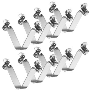 M METERXITY 8�Z�b�g �J���b�N�p�h���X�i�b�v8mmx50mm�_�u���{�^��V���`�X�v�����O�X�`�[���e���g�|�[���N���b�v�L�����v/�J���b�N�p�h��/�e���g�|�[���v�b�V���{�^���X�v�����O�X�i�b�v�N��