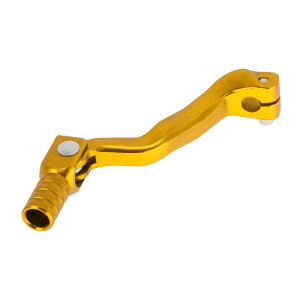 Motoforti ヤマハに対応TTR 50cc用折りたたみ式オートバイギアシフトレバー アルミ合金製ペダルシフトレバーアーム イエロー