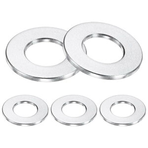 M METERXITY 5�p�b�N M10 �A���~�X�y�[�T�[ 10.5mm ���a x 20mm �O�a x 1.5mm �� �����l�W�X�^���h�I�t�u�b�V���O �v���[ ���d�グ ���E���h�X�y�[�T�[ �A���~�j�E�� �l�W �{���g�p