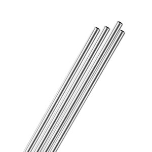 M METERXITY 4�p�b�N 250mm 304�X�e�����X�|�`���[�u �O�a5mm �ǌ�0.6mm �V�[�����X�X�e�����X�|�`���[�u ����/�@�B���H/DIY�N���t�g�p �����X�g���[�g�p�C�v [5x0.02x10]