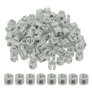 PATIKIL 100 mnK[}[J[ ԍ40 ^O 3 mmbhɃtBbg ߗރTCY^O nK[Nbv ی^J[R[hx ߗރnK[p O[