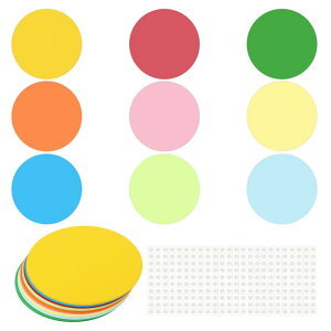 PATIKIL �ۂ��J�b�g�A�E�g 216�p�b�N�̎��~�` �J���t���ȉ~�`�J�b�g�A�E�g �����̑���DIY�N���t�g�v���W�F�N�g�p �A�\�[�g�J���[