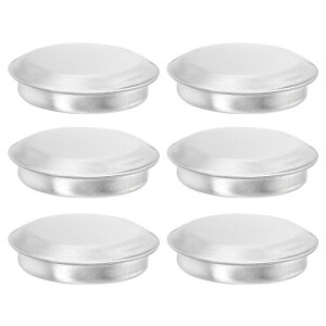 PATIKIL 1.1"/28mm キッチンシンク穴 6個 ステンレススチール製蛇口穴カバー キッチンシンクタップ穴カバープレートストッパーカバー メタルシンク穴プラグ
