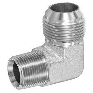 PATIKIL 90 �x�p�C�v �A�_�v�^�[ 1-5/16" �I�X 37° �t���A JIC x 3/4" BS PT �I�X �R�l�N�^ �J�[�{�� �X�`�[�� �G���{ �t�B�b�e�B���O ��C������イ�����R�����I�C���p �V���o�[