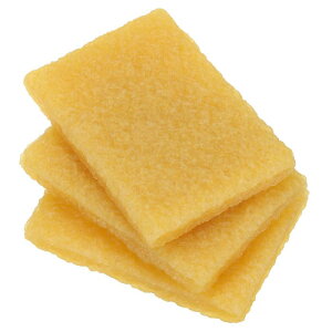 PATIKIL 50x70x9mm 残留ゴム消しゴム、9 個 接着剤ピックアップ消しゴム 長方形 接着剤リムーバー クリーニングツール ペーパークラフト サンディングベルトディスク スケートボード用、イエロ