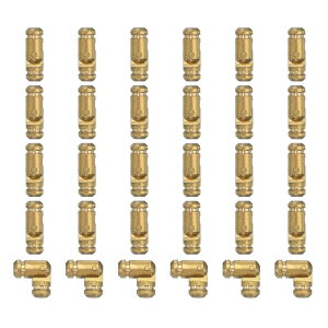 PATIKIL B^JoPbgqW 0.6"x0.2" 30 qW ܂肽݃T|[g BV_[qW DIY΃LrlbghA ؐ F