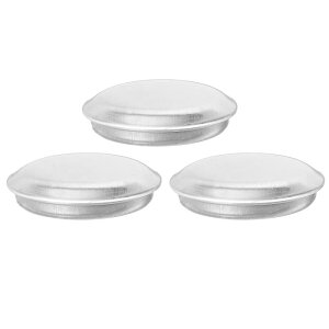 PATIKIL 1.4"/35mm キッチンシンク穴 3個 ステンレススチール製蛇口穴カバー キッチンシンクタップ穴カバープレートストッパーカバー メタルシンク穴プラグ