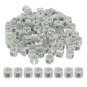 PATIKIL 100 mnK[}[J[ ԍ26 ^O 3 mmbhɃtBbg ߗރTCY^O nK[Nbv ی^J[R[hx ߗރnK[p O[