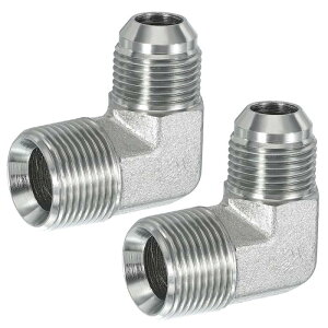 PATIKIL 90�x�p�C�v�A�_�v�^�[ 2��7/8"�I�X37°�t���AJIC x 3/4"BS PT�I�X�R�l�N�^�J�[�{���X�`�[���G���{�t�B�b�e�B���O ��C������イ�����R�����I�C���p �V���o�[