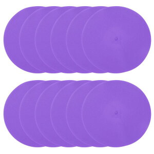 PATIKIL スポットマーカー9" 12個 ノンスリップフロアドットアジリティマーカーフラットフィールドコーンポリドットジムPEスピードトレーニングダンスサッカーバスケットボールスポーツ パ