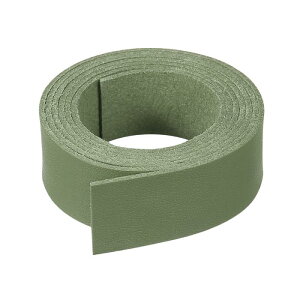 PATIKIL フラットスエードレザーレース、1.09ヤードフェイクレザーストラップレザーストリングコードDIYネックレスブレスレットビーズ宝石メイキングタッセルアートクラフト、アーミー緑(2