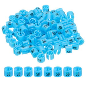 PATIKIL 100 mnK[}[J[ ԍ58^O 3 mmbhɃtBbg ߗރTCY^O nK[Nbv ی^J[R[hx ߗރnK[p u[