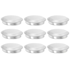 PATIKIL 1.1"/27mm キッチンシンク穴 9個 ステンレススチール製蛇口穴カバー キッチンシンクタップ穴カバープレートストッパーカバー メタルシンク穴プラグ
