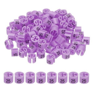 PATIKIL 100 mnK[}[J[ ԍ25 ^O 3 mmbh ߗރTCY^O nK[Nbv ی^J[R[hx ߗރnK[p p[v sN