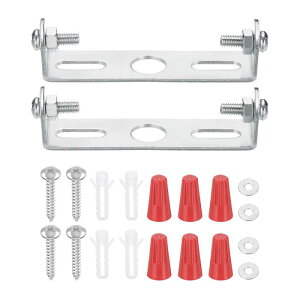 PATIKIL 65 mm ユニバーサル照明器具取り付けブ ラケットキット 2セット ライトクロスバー シーリングライトプレート ネジ付き 壁ライト シーリングライト ペンダント シャンデリア用