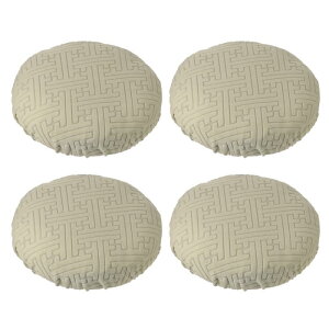 PATIKIL �X�c�[���J�o�[ ���E���h 4���Z�b�g �L�k���o�[�X�c�[���J�o�[ ����\�ȃX�c�[���N�b�V���� �X���b�v�J�o�[ �L�k���o�[�`�F�A�V�[�g�J�o�[ 11�`14"�`�F�A�p ���F