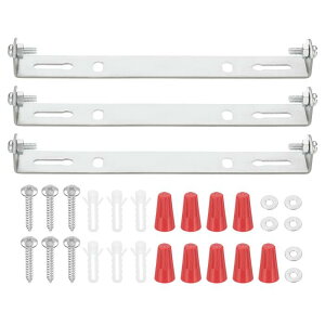 PATIKIL 150 mm ユニバーサル照明器具取り付けブ ラケットキット 3セット ライトクロスバー シーリングライトプレート ネジ付き 壁ライト シーリングライト ペンダント シャンデリア用