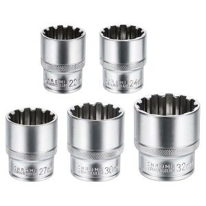 5�Z�b�g 12�|�C ���g�\�P�b�g 1/2�h���C�u 22/24/27/30/32mm ���[�g����^�\�P�b�g CR-V�| �j�b�P�����b�L �ƒ�p �����ԗp �i�b�g�{���g�C���p