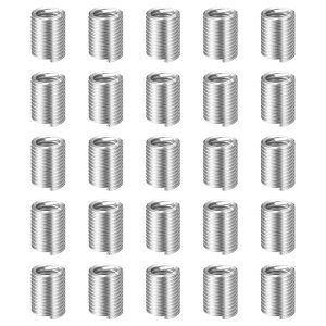 25���� ���C���[�X���b�h���y�A�C���T�[�g M4 x 0.7 x 3D (12mm) ���g���b�N 304H�X�e�����X�|�� �w���J���R�C�����C���[�X�N�����[ �X���b�h�X���[�u�V�[�X �����ԏC���p