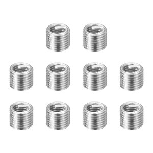 10�Z�b�g ���C���[�X���b�h���y�A�C���T�[�g M1.6 x 0.35 x 2D (3.2mm) ���g���b�N 304H�X�e�����X�|�� �w���J���R�C�����C���[�X�N�����[�X���b�h�X���[�u�V�[�X �����ԏC���p