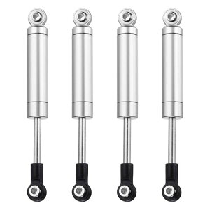 4�Z�b�g RC�V���b�N�A�u�\�[�o�[ 1/10�p 82mm �����X�v�����O �I�C���V���b�N �_���p�[ 1/10 RC�J�[ �N���[���[ ���[�V���O�ݕ��� �A�b�v�O���[�h�p�[�c �V���o�[��