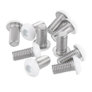 M8-1.25×16mm �{�^�����Z�p���t���{���g 10�Z�b�g 304�X�e�����X�|�� �t���X���b�h ����d�グ �Ƌ�E�d�����i�p�@�B�˂� �z���C�g