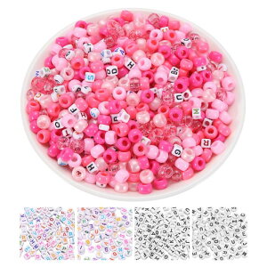 1000�� �|�j�[�r�[�Y 6 x 9 mm �A�N������ �F��u���X���b�g�쐬�L�b�g �����r�[�Y�t�� DIY��ΐ��� �l�b�N���X�p�i �L�[�z���_�[ �A�[�g�N���t�g �s���N