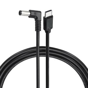 USB C to DC �d���P�[�u�� 15V 3A 45W 5.5x2.1mm 2m USB C to DC�o�P�b�g�v���O PD�g���K�[ �^�C�vC�d���R�[�h �}���[�d�P�[�u�� �m�[�g�p�\�R�� ���j�^�[ �h�ƃJ�����p