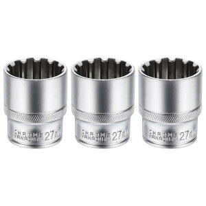 3�_�Z�b�g 12�|�C ���g�\�P�b�g 1/2�h���C�u 27mm ���[�g���V�����E�\�P�b�g �S��1.7�C���`(43 mm) CR-V�| �j�b�P�����b�L �ƒ�p�E�����ԗp �i�b�g�{���g�C���p