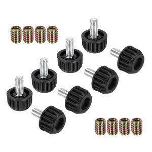 M8�l�W�������\�Ƌ�x�������� 8�Z�b�g 1.26×0.96�C���` �X�N�����[���x�����O�t�B�[�g�iM8×17mm/0.67�C���`�J�b�v�����O�i�b�g8�t���j����~�ߏ��ی�p�b�h �e�[�u���E�֎q�E�˒I�E�f